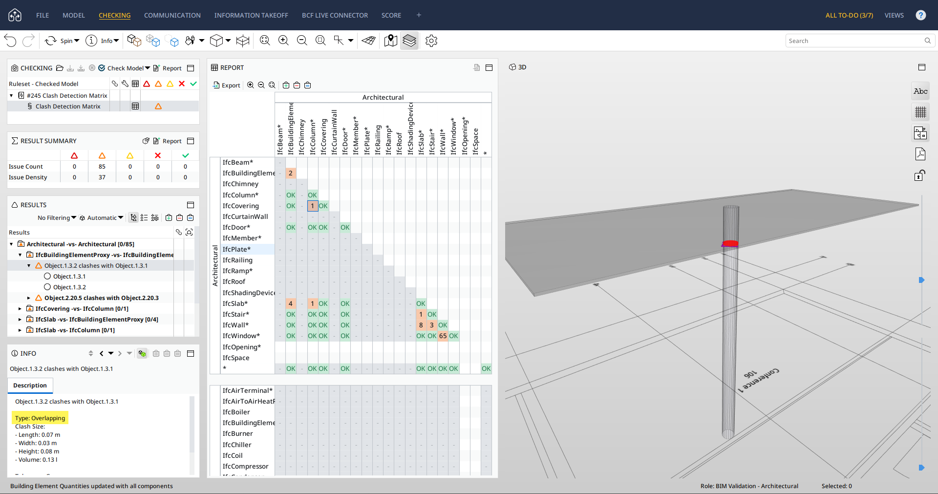 245 Clash Detection Matrix – Solibri Desktop Help Center