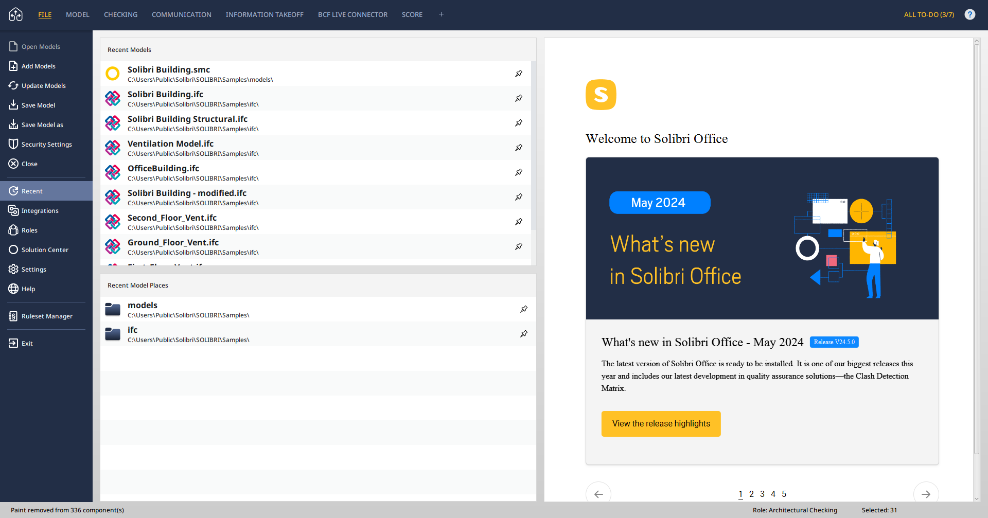 Solibri's File layout