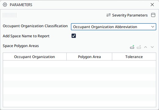 Program reconciliation Rule Parameters