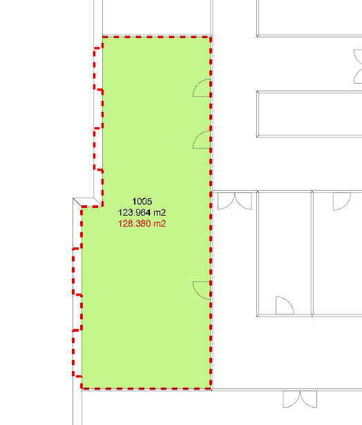 Usable Area Visualization in 3D View